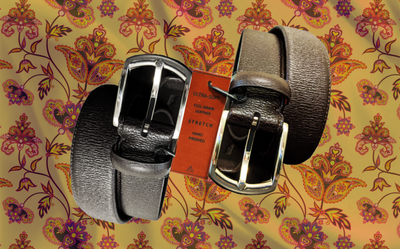 The Calabria: Luxury Stretch Leather Belt